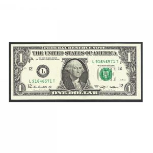 CÉDULA DOS EUA 1 DÓLAR 2009 LETRA L FE