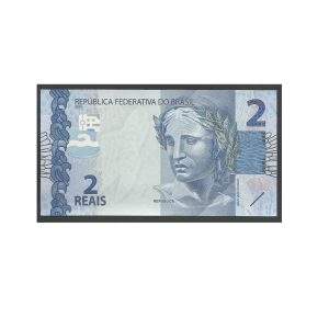 CÉDULA DO BRASIL 2 REAIS C 333 AA FE