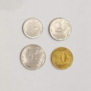 MOEDAS DA RÚSSIA CONJUNTO 4 MOEDAS 2018