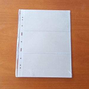 PACOTE COM 10 FOLHAS PARA 3 CÉDULAS - 23.5 X 31.5 CM