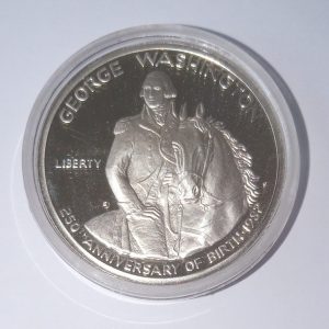 MOEDA DOS EUA HALF DÓLAR 1982 KM 208 PRATA