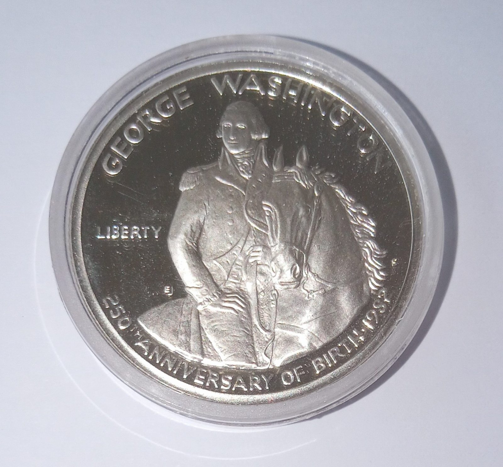 MOEDA DOS EUA HALF DÓLAR 1982 KM 208 PRATA
