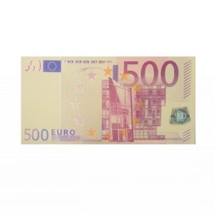 CÉDULA FANTASIA 500 EUROS DOURADA