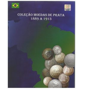 ÁLBUM COLEÇÃO MOEDAS DE PRATA 1889 A 1913