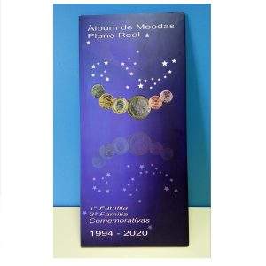 ÁLBUM DE MOEDAS PLANO REAL 1994 -2020