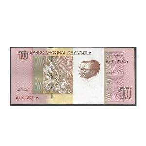 CÉDULA DE ANGOLA 10 KAWANZAS - FE