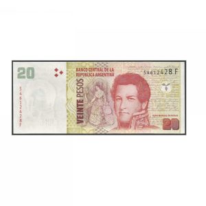CÉDULA DA ARGENTINA 20 PESOS 2015 P 355 FE