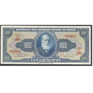 CÉDULA DO BRASIL 100 CRUZEIROS - C 36 FE