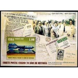 CUBA - COHETE POSTAL