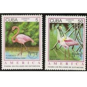 CUBA - AVES SCOTT Nº 3527/8 MINT