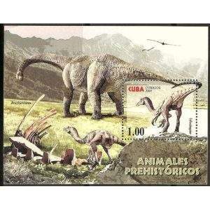 CUBA - SC 4457  ANIMAIS PRÉ-HISTÓRICOS