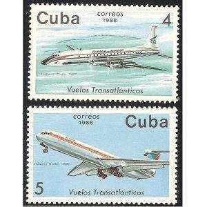CUBA Y 2849/5 - VOOS TRANSATLÂNTICOS