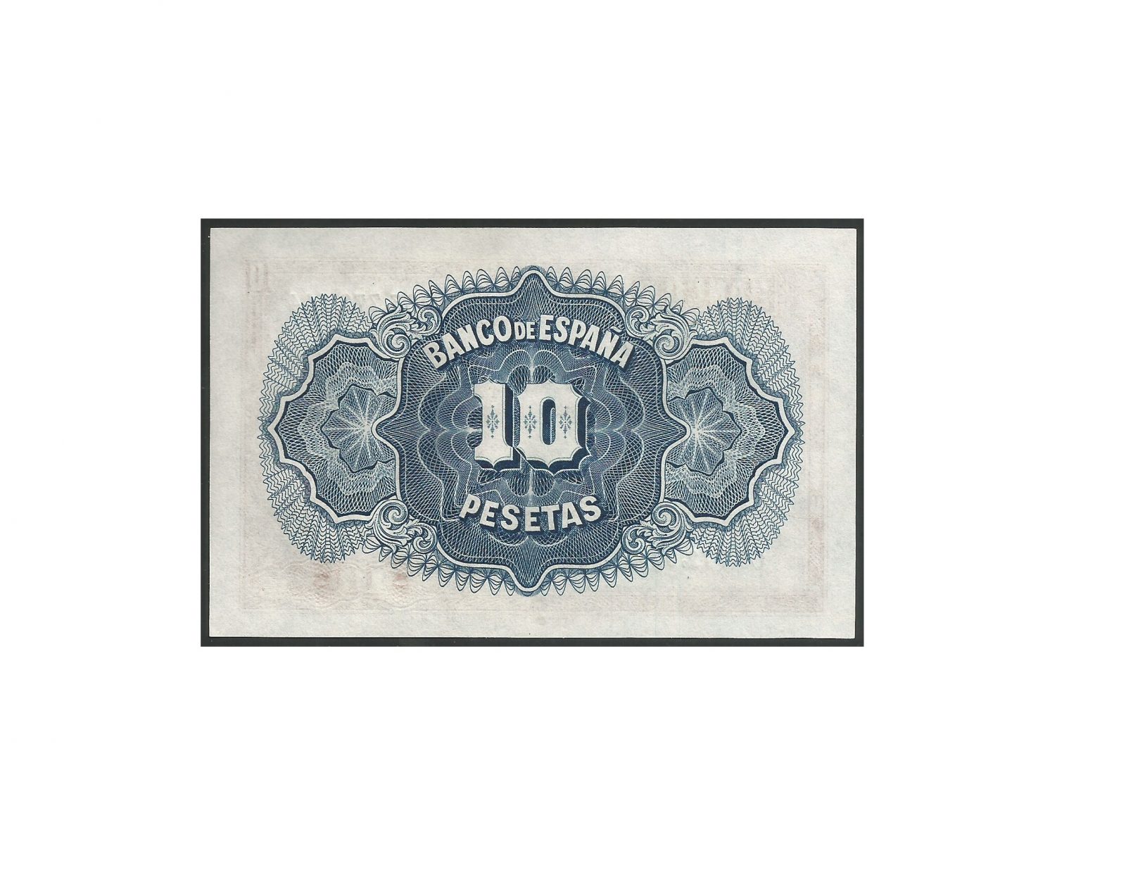 CÉDULA DA ESPANHA 10 PESETAS FE - Imagem 2