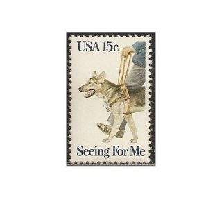 EUA - SCOTT Nº 1787 CÃO GUIA MINT