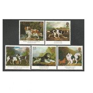 INGLATERRA CÃES 1991 - YV 1511/5 MINT