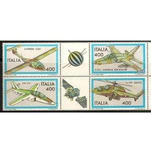 ITÁLIA - SCOTT Nº 1550/3 - INDÚSTRIA AERONÁUTICA
