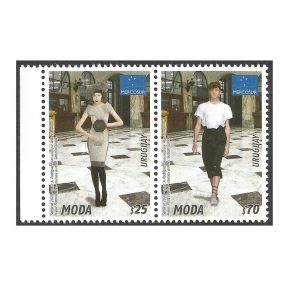 SELOS DO URUGUAI MERCOSUR MODA 2020  MINT