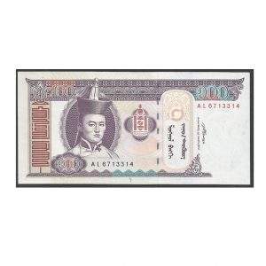 CÉDULA DA MONGÓLIA 100 TUGRIK 2008 - FE