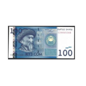 CÉDULA DO QUIRGUISTÃO 100 SOM 2009 FE