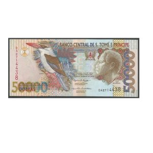 CÉDULA DE SÃO TOMÉ E PRÍNCIPE 50.000 DOBRAS 2004 FE