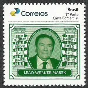 SELO DO BRASIL LEÃO MAREK - MINT