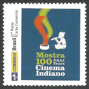 SELO DO BRASIL CINEMA INDIANO MINT