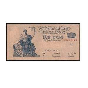 CÉDULA DA ARGENTINA 1 PESO  SOBERBA