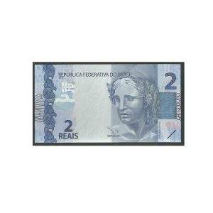 CÉDULA DO BRASIL 2 REAIS C 334 CH FE