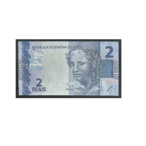 CÉDULA DO BRASIL 2 REAIS C 336 EC FE