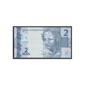 CÉDULA DO BRASIL 2 REAIS C 337 A DZ FE
