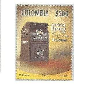 COLOMBIA - CAIXA COLETORA (BUZONES) MINT