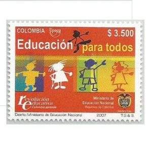 COLOMBIA - EDUCAÇÃO PARA TODOS MINT