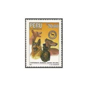 PERU CAMPEONATO CANINO 1988 - YV 887 MINT