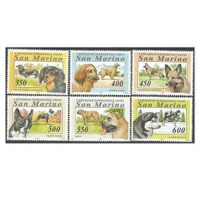 SAN MARINO CÃES 1994 - YV 1351/6 MINT