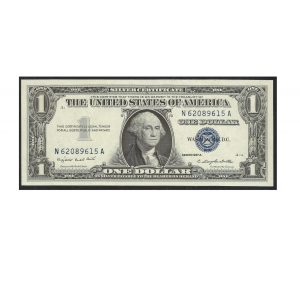 CÉDULA DOS EUA 1 DÓLAR 1957 SÉRIE A FE
