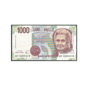 CÉDULA DA ITÁLIA 1000 LIRAS P 114 SOB/FE