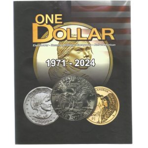 ÁLBUM DE MOEDAS DOS EUA 1 DÓLAR 1971 - 2024