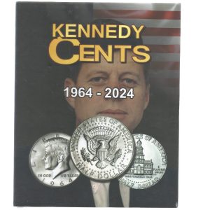 ÁLBUM DE MOEDAS DOS EUA HALF DÓLAR 1964 A 2024