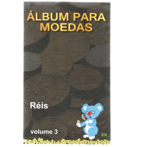ÁLBUM PARA MOEDAS VOL 3 MOEDAS DE RÉIS