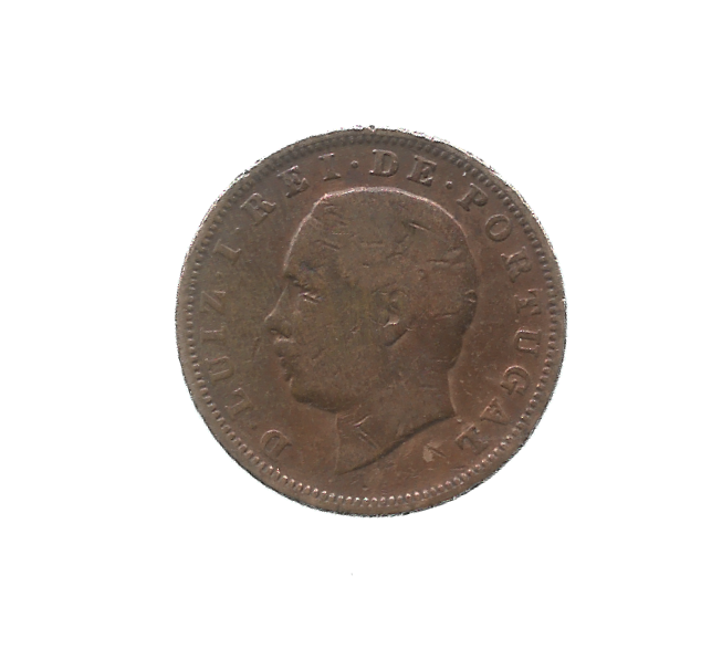 MOEDA DE PORTUGAL 20 RÉIS 1882 KM 527 - Imagem 2