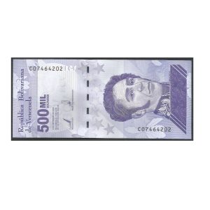 CÉDULA DA VENEZUELA 500.000 BOLÍVARES FE