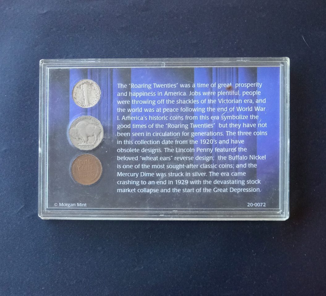 MOEDAS DOS EUA 1 - 10 E 25 CENTAVOS FC NO ACRÍLICO - Imagem 2