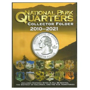 ÁLBUM DE MOEDAS DOS EUA QUARTER DE DÓLAR NATIONAL PARK 2010-2021