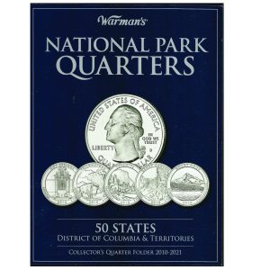 ÁLBUM DE MOEDAS DOS EUA QUARTER DE DÓLAR NATIONAL PARK 2010 -2021