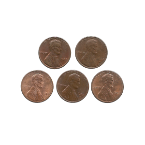 MOEDAS DOS EUA 1 CENT 1982 - 88 E 89