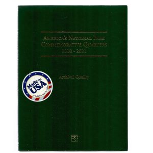 ÁLBUM DE MOEDAS DOS EUA QUARTER DE DÓLAR NATIONAL PARK 2010 - 2021