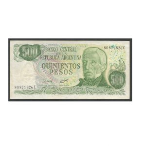 CÉDULA DA ARGENTINA 500 PESOS SOBERBA