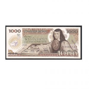 CÉDULA DO MÉXICO 1000 PESOS 1984 FE