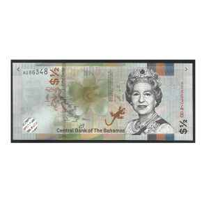 CÉDULA DAS BAHAMAS 50 CENTAVOS 2019 FE