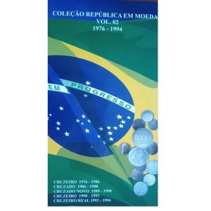 ÁLBUM PARA MOEDAS DO BRASIL VOLUME 2 1976 - 1994